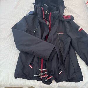 Superdry Dark Gray Quilted Jacket